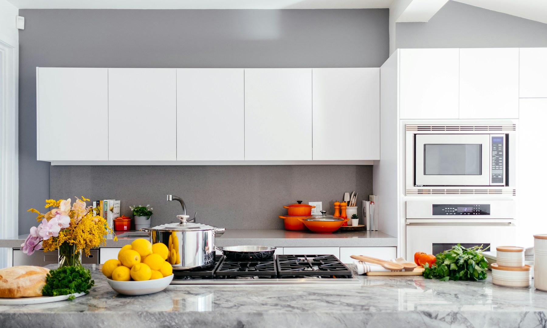 Bright kitchen project with clean joinery and considered finishes.
